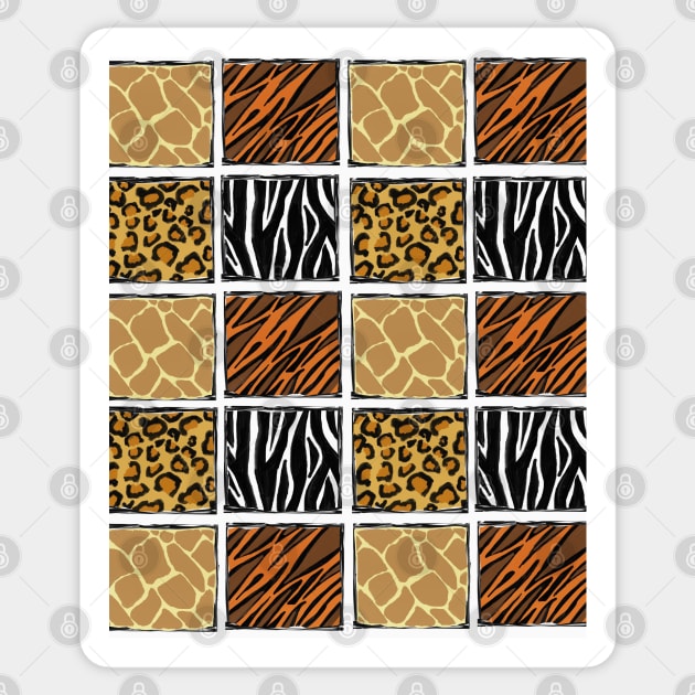 Animal Print Sticker by halideO